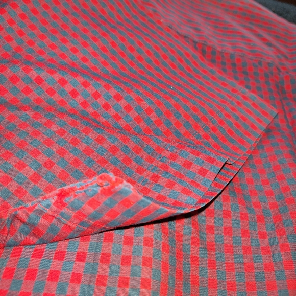 Ben Sherman Short Sleeve Button Down Gingham Shirt - Picture 11 of 12